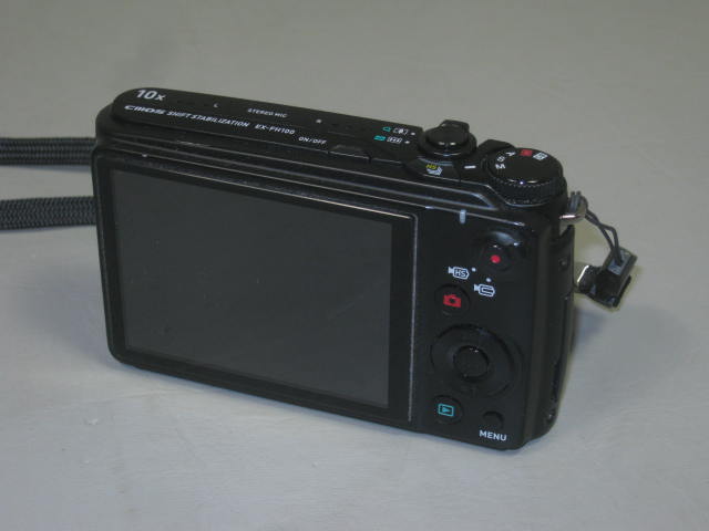 Casio Exilim High Speed EX-FH100 10.1 MP Digital Camera 2GB Card Charger Tripod+ 3