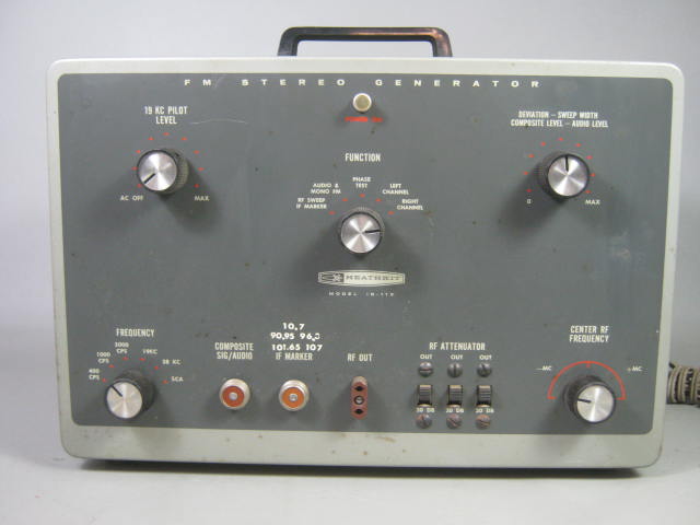 Heathkit IG-112 Stereo FM Signal Generator For FM Alignment Audio Equipment NR!