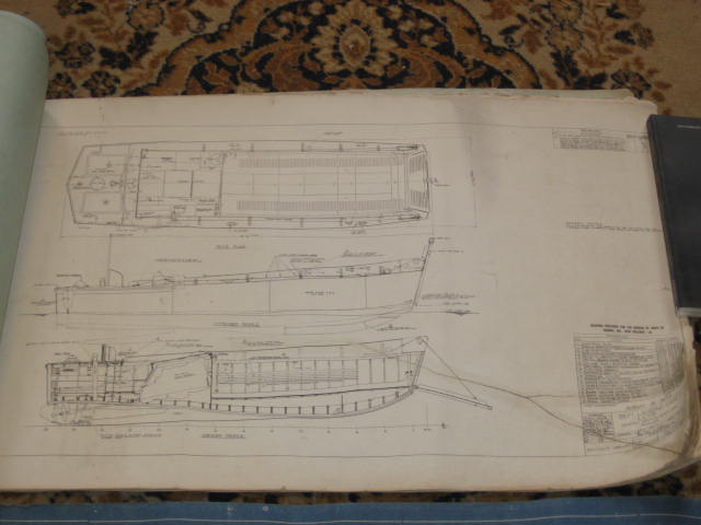 1952 LCVP US Navy Military Landing Craft Plans Drawings 4