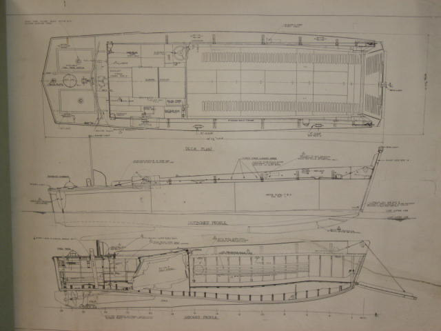 1952 LCVP US Navy Military Landing Craft Plans Drawings 6