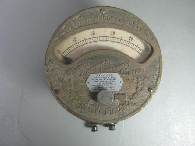 VTG Antique Weston Voltmeter 1800