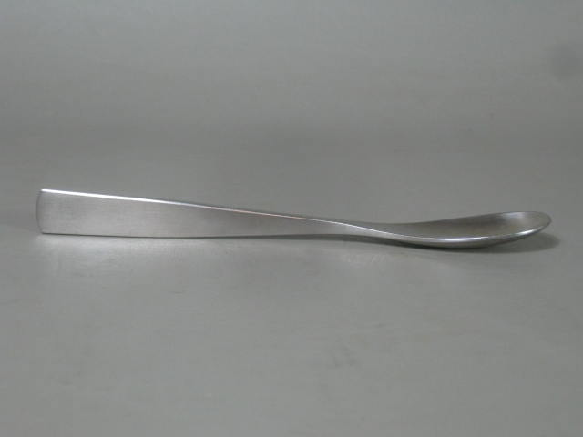 8 Vtg 1959 Johan Hagen Sival Unique Stainless Teaspoon Spoon Set Danish Flatware 4