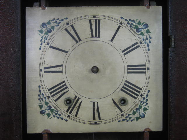 Antique 1812-23 Chauncey Chauncy Boardman Shelf Mantle Wall Clock Wooden Works 2
