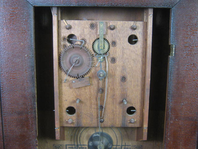 Antique 1812-23 Chauncey Chauncy Boardman Shelf Mantle Wall Clock Wooden Works 7