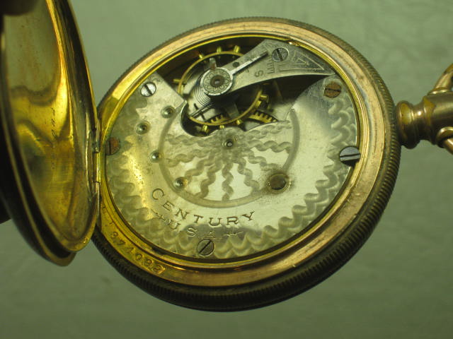 2 Vtg Antique Pocket Watch Lot American Waltham Century U.S.A. Gold Filled GF NR 11