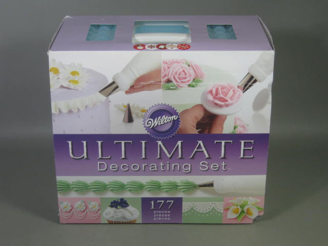 NEW Wilton W0200 Ultimate Cake Decorating Set 177 Pieces Tools Carrying Case NR!