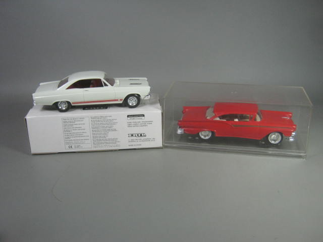 2 AMT Ford Fairlane 500 1957 Promo Car Birmingham Mich Friction 1966 GT/A White