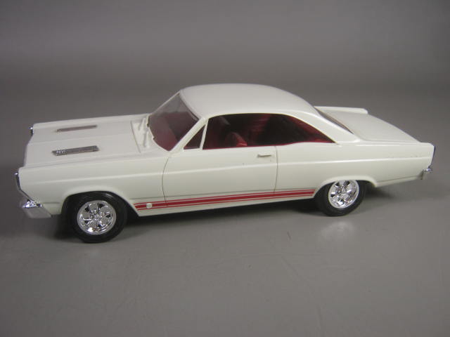 2 AMT Ford Fairlane 500 1957 Promo Car Birmingham Mich Friction 1966 GT/A White 8