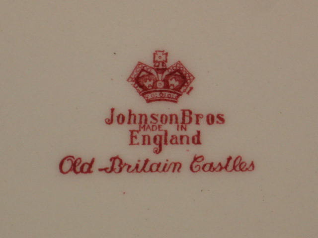 10 Johnson Bros Old Britain Castles Dinner Plates Set 5