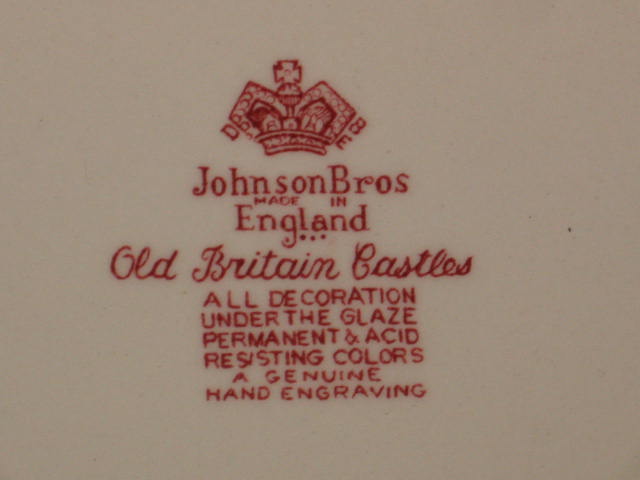 20 Johnson Bros Old Britain Castles Salad + B&B Plates 4