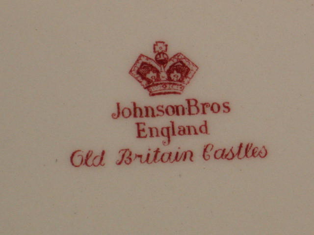 20 Johnson Bros Old Britain Castles Salad + B&B Plates 9