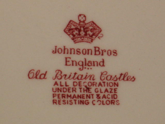20 Johnson Bros Old Britain Castles Salad + B&B Plates 10