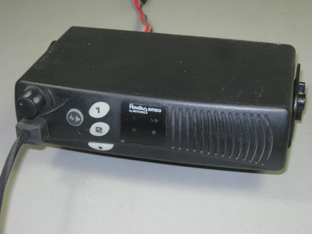 Motorola Radius SM 50 Mobile VHF Radio Transceiver 25 Watt 154.600 + Speaker Mic 1