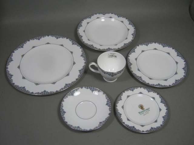 Waterford Malay Place Setting Dinner Bread Butter Salad Plate Rim Soup Bowl Cup+ 3