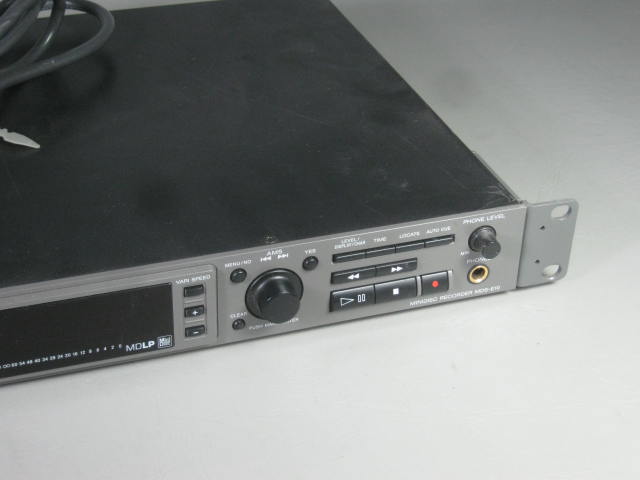 Sony MDS-E10 Professional Rackmount Minidisc MD MDLP Recorder Player Deck Works! 5