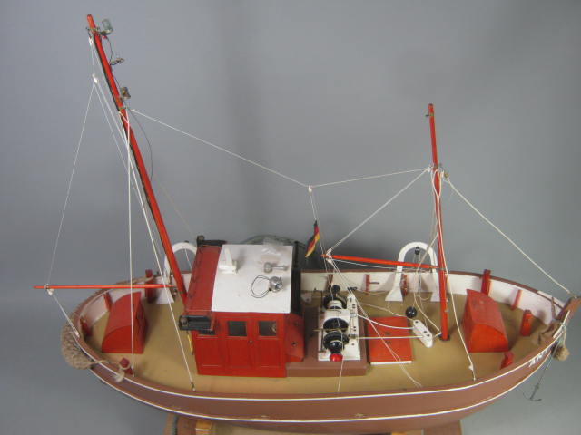 Robbe 1/20 Antje Cutter Fishing Boat Ship Plastic R/C 1110 Built W/Futaba Remote 2