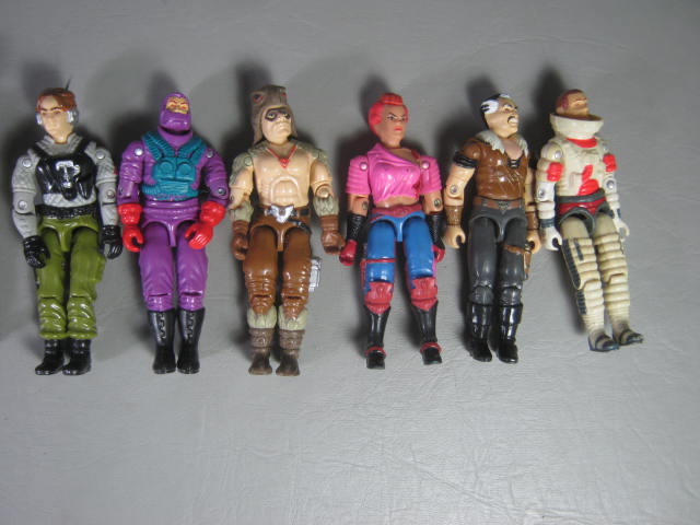 Large Lot Vtg G.I. GI Joe Cobra Action Figures 1980s 90s 3.75" Baroness Ninja NR 4