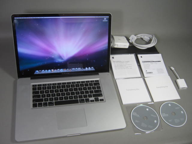 MacBook Pro 17" Mac Laptop 2.93GHz 4GB DDR3 320GB HDD One Owner Exc Condition!