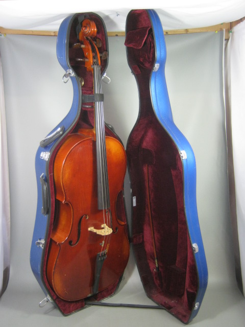 2002 Clement & Weise Bubenreuth Full Size Cello Eastman Hard Case & Bow EXC COND