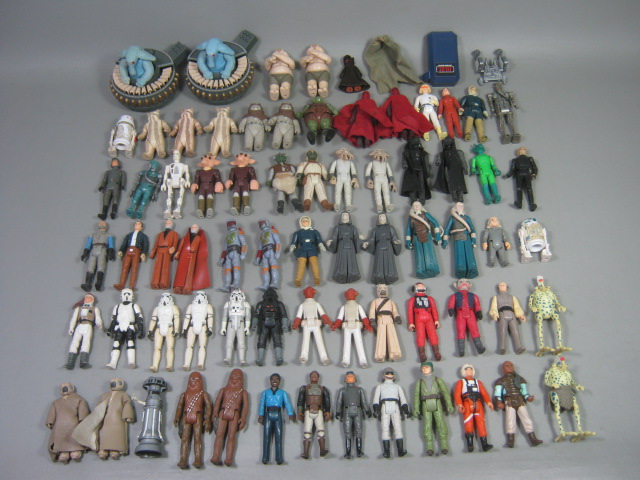 70 Loose Vtg Original Star Wars Action Figure Lot Darth Vader Boba Fett NO RES!