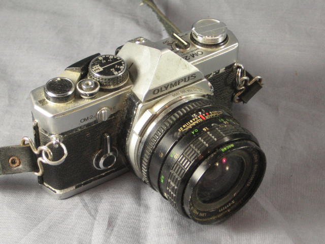 Olympus OM-2N SLR Camera + Lenses Sekonic Studio Deluxe 1