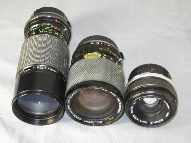 Olympus OM-2N SLR Camera + Lenses Sekonic Studio Deluxe 8