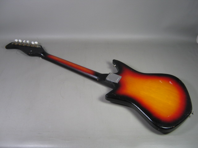 Vintage Electric Guitar Made In Japan Sunburst 1960/70s Rare Single Coil Teisco 1