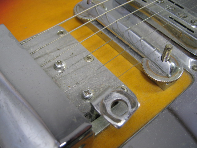 Vintage Electric Guitar Made In Japan Sunburst 1960/70s Rare Single Coil Teisco 6