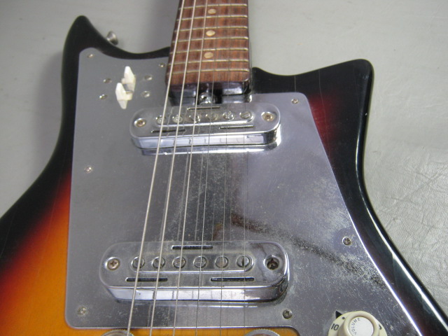 Vintage Electric Guitar Made In Japan Sunburst 1960/70s Rare Single Coil Teisco 7