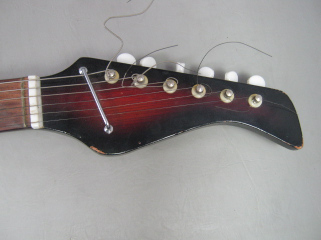 Vintage Electric Guitar Made In Japan Sunburst 1960/70s Rare Single Coil Teisco 8