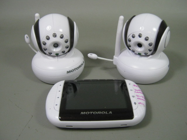 Motorola MBP36 Baby Monitor 2 Cameras 3.5" Screen Video Remote Wireless Security