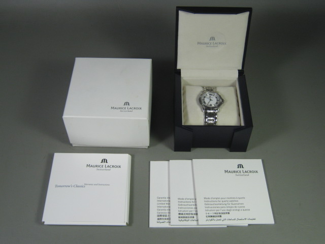 Maurice Lacroix Mens Wristwatch Sapphire Crystal 8617 69707 w/ Box Never Worn!