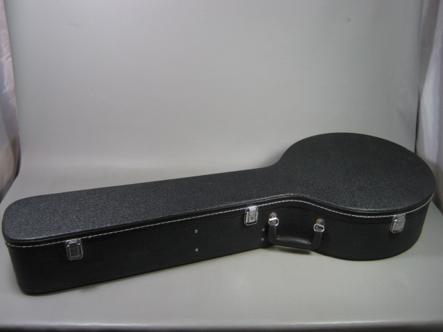 Highland Banjo 5 String Maple Japanese Ornate Neck W/ Resonator Hard Shell Case 12