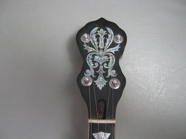 Vega Style N 5 String Banjo Open Back Little Wonder Tone Ring Hard Case No Res! 2