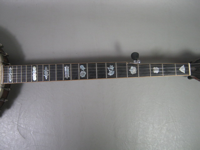 Vega Style N 5 String Banjo Open Back Little Wonder Tone Ring Hard Case No Res! 3