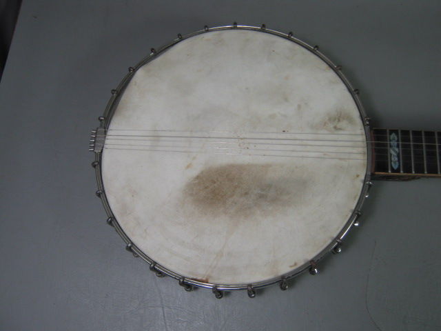 Vega Style N 5 String Banjo Open Back Little Wonder Tone Ring Hard Case No Res! 4