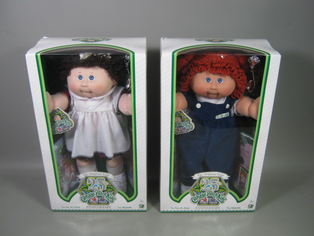 Cabbage Patch Kids 25th Anniversary Premier Edition Jimmie Robbie + Emmer Carrie