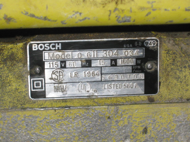 Bosch 1-1/8" Electric Jack Hammer Demolition Concrete Breaker Cart 4 Bits Tamper 10