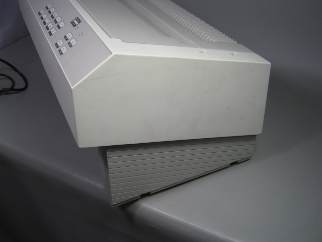Genicom 3840 E Wide Carriage High Speed Serial Dot Matrix Impact Printer +Ribbon 5