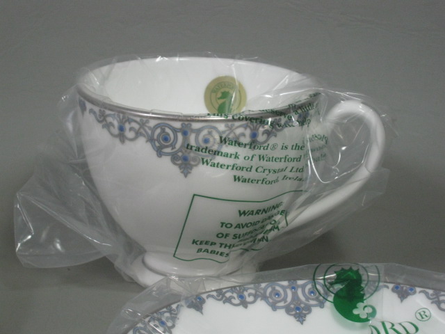 NEW Waterford Malay Dinner Bread Butter Salad Dessert Plate Soup Bowl Tea Cup NR 6