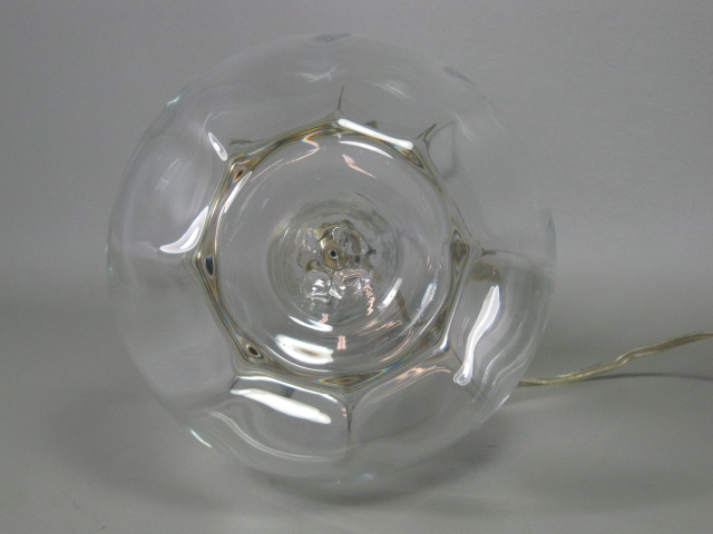 Simon Pearce Vermont Studio Art Glass Handblown Blown Shelburne Lamp Glassware 5