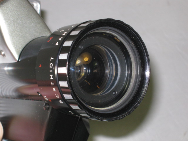 Bolex Paillard P1 Zoom Reflex 8mm Movie Camera Som Berthiot Pan-Cinor Lens Case+ 5