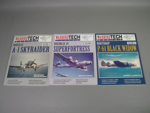 Warbird Tech Series 9-Vol Set 10 11 12 13 14 15 16 17 18 Sr-71 Yf-12 NA-16 AT-6+ 3