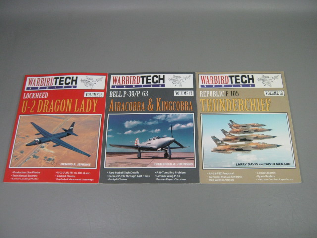 Warbird Tech Series 9-Vol Set 10 11 12 13 14 15 16 17 18 Sr-71 Yf-12 NA-16 AT-6+ 4