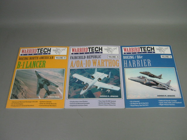 Warbird Tech Series 9-Vol Set 19 20 21 22 23 24 25 26 27 B-1 A/OA-10 A-26 P-47 + 2