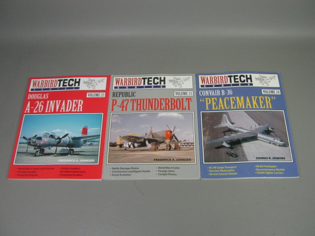 Warbird Tech Series 9-Vol Set 19 20 21 22 23 24 25 26 27 B-1 A/OA-10 A-26 P-47 + 3