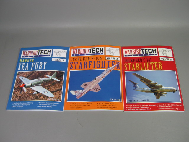 Warbird Tech Series 9-Vol Set 37 38 39 40 41 42 43 44 45 F-104 C-141 MiG-15 29 + 2