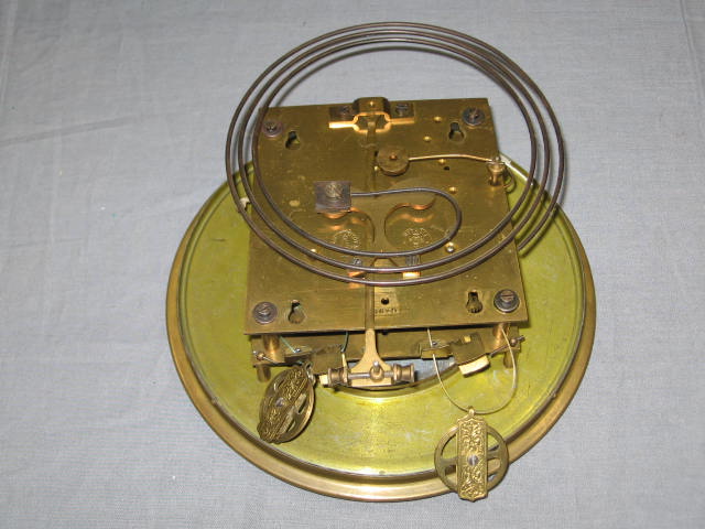 Antique Gustav Becker German Split Spindle Wall Clock 15
