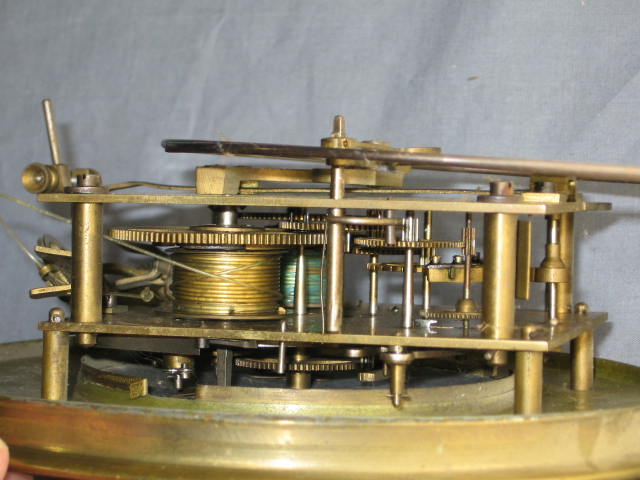 Antique Gustav Becker German Split Spindle Wall Clock 16
