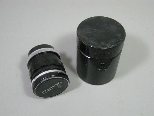 Canon Cannon FL FD Mount 35mm 1:2.5 Manual Focus Wide Angle Lens W/ Caps + Case